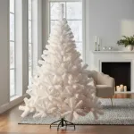 Arbol De Navidad Blanco Montañes Deluxe 1,80mts Decoración