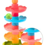 Tobogán Apilable Sobebear Yl1306 Multicolor 8 Piezas Para Bebés 1.5 Años