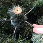 Árbol De Navidad Arbolito Pino Canadian Luxury 1.5mts Base Metálica Color Verde