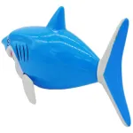 Juguete Para El Baño Tiburón A Cuerda Para Bañadera