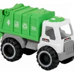 Camión Recolector De Basura Juguete A Fricción Color Verde Personaje 4228