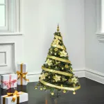 Arbol Navidad Tronador Lujo 1,80mts + Kit 60 Oro Cybermonday