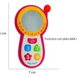 Telefono Celular Didáctico Bebe Con Luz Y Sonido