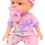 Bebe Bebote Con Sonidos Y Accesorios Muñeca Rie Y Habla