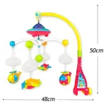 Huanger 0303 Movil Cunero Musical Bebé Con Proyector Luz Y Sonido