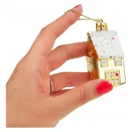 Set Casas Colgante Navideño Decoracion Navidad Adornos X2