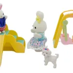 Casa De Conejos Expreso Polar Rosa Con Accesorios Y Tobogán