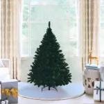 Arbol De Navidad Arbolito Pino Montañes Deluxe 1,30mts Base Metalica Verde