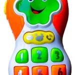 Telefono Juguete Celular Sonidos Luces Y Melodias Para Bebe Color Blanco