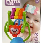 Sonajero Giratorio Estimulable Didactico Y Con Sonido Color Rojo Diseño Calesita