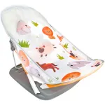Silla Mecedora Plegable Baño Bebé Expreso Polar Antideslizante Reclinable 0-24 Meses Blanco