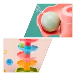 Tobogán De Pelotas Juguete Para Bebes Primera Infancia Color Multicolor