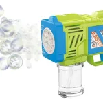 Pistola De Burbujas Con Luz Expreso Polar Verde Sin Líquido