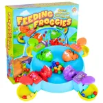 Juego De Mesa Ranitas Glotonas 707 Games Destrezas Atrapa Pelotas