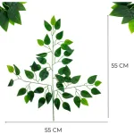 Jardin Vertical Artificial Ramo Planta Decorativa Pack X12u