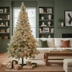 Arbolito Navidad Canadian Pino Arbol Spruce Nevado 2mts