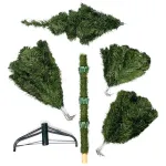 Arbolito De Navidad Canadian Luxury 1.30 Mts Con Base Metálica