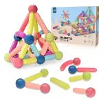 Juego Bloques Magnéticos Para Armar 64 Piezas Magnetic