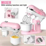 Set Electrodomésticos De Juguete 3 Piezas Con Luz Y Sonido Color Rosa Claro