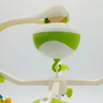 Móvil Musical Expreso Polar Bebê Con Sonido Para Cuna Y Practicuna Blanco