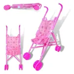 Cochecito Para Muñecas Coche Bebe Muñeca Juguete Plegable