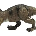 Dinosaurio Control Remoto Expreso Polar Luces Sonidos Marrón Claro