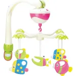 Móvil Musical Expreso Polar Bebê Con Sonido Para Cuna Y Practicuna Blanco