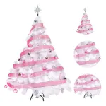 Árbol Navidad Fabesa Montañes Deluxe 130 Cm Blanco Decorado