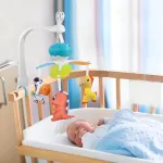 Movil Cunero Cuna Musical Giratorio Cochecito Bebe Animales