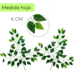 Jardin Vertical Artificial Ramo Planta Decorativa Pack X12u