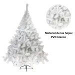 Arbol De Navidad Blanco Fabesa Montañes Deluxe 1,50mts Pie Metal