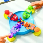 Juego De Mesa Ranitas Glotonas 707 Games Destrezas Atrapa Pelotas