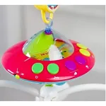 Huanger 0303 Movil Cunero Musical Bebé Con Proyector Luz Y Sonido