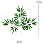 Jardin Vertical Artificial Ramo Planta Verde X24 Decoración