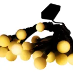 Luces De Navidad X20 Bolitas A Pilas Guirnalda Led 3mts Luces Calidas