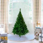 Árbol Navidad 1.5m Verde Expreso Polar Tronador Base Metal Frondoso