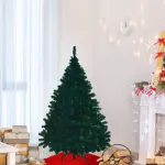 Arbol De Navidad Arbolito Pino Montañes Deluxe 1,30mts Base Metalica Verde