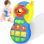 Telefono Juguete Celular Sonidos Luces Y Melodias Para Bebe Color Blanco