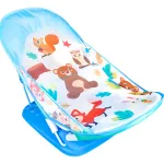 Silla De Baño Mecedora Plegable Bebe Pileta Bañera Color Celeste Mecedora Baño