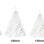 Arbol De Navidad Fabesa Patagonia Blanco 180 Cm X 145 Cm