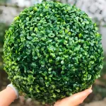 Esfera Planta Artificial Decoracion Cesped 18cm