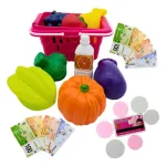 Caja Registradora Supermercado Infantil Accesorios Juguete Color Rosa