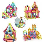 Juego Bloques Magnéticos Para Armar 64 Piezas Magnetic