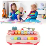 Juguete Musical Piano Con Xilofón Didactico Bebe Color Blanco