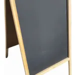 Pizarra Pizarron Doble Hoja Para Vereda Bares Restaurantes