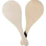 Pelota Paleta Playa Juego Tenis Padel Playera De Madera