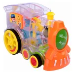 Domino Tren Eléctrico Con Luz Y Sonido 86 Fichas Multicolor