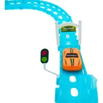 Pista Lanzador De Autos Brillante Luminosa Con Luces Niños