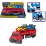 Camión Mosquito Expreso Polar Rojo 30cm Juguete 2 Autitos Construcción