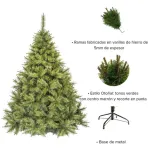 Arbol De Navidad Arbolito Pino Ciprés 1,80 Mts Tope De Gama Ultra Frondoso